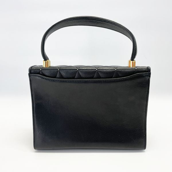 Valentino Garavani Rare Studded Triangle Stitch Logo Vintage Handbag Leather Women's [Used AB] 20230322