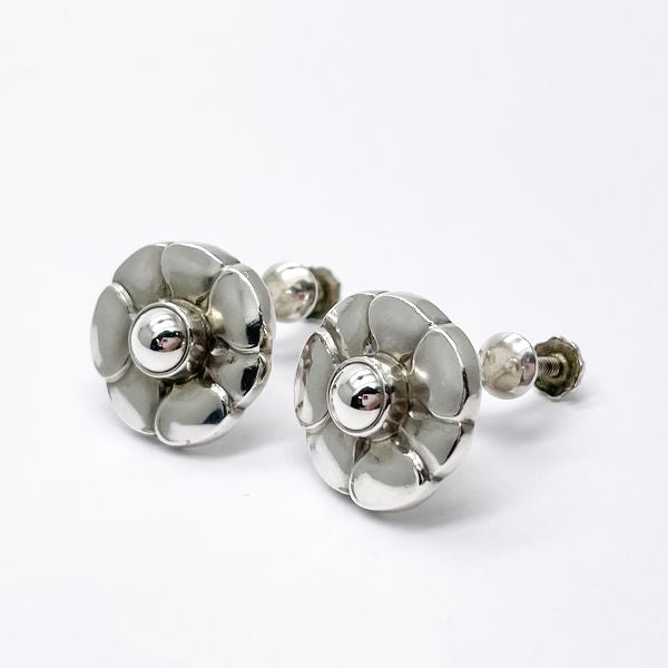 Georg Jensen Flower Motif Moonlight Blossom Earrings Silver 925 Women's [Used B] 20230328