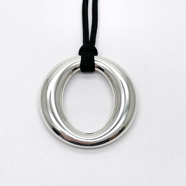 TIFFANY&amp;Co. Seviana Silk Cord M Necklace Silver 925 Unisex [Used AB] 20230508