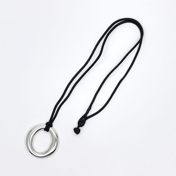 TIFFANY&amp;Co. Seviana Silk Cord M Necklace Silver 925 Unisex [Used AB] 20230508