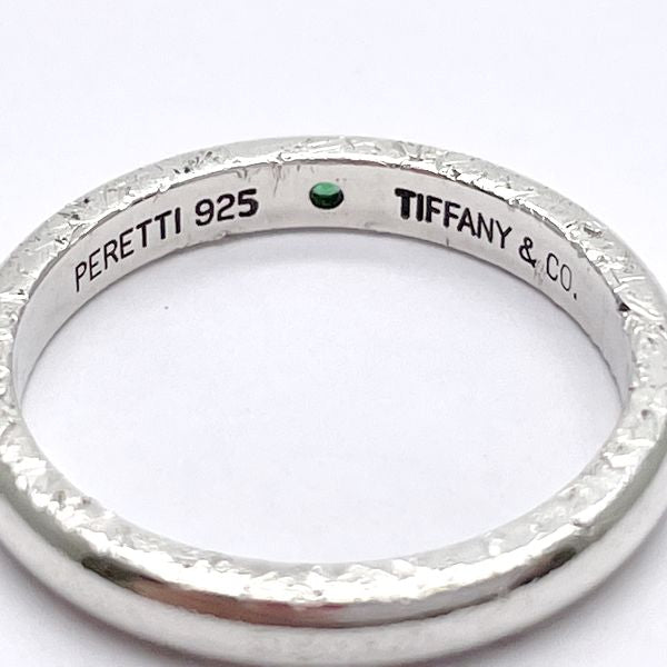 TIFFANY&Co.（ティファニー） スタッキング バンド 1P エメラルド 10.5号 リング・指輪 シルバー925 レディース 【中古BC】 20230508