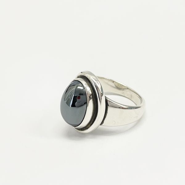 Georg Jensen Hematite Silver 925 Women's Ring No. 9 [Used B/Standard] 20403245
