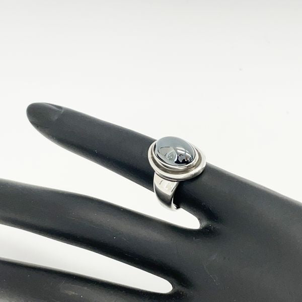 中古B/標準】Georg Jensen ジョージジェンセン ヘマタイト シルバー925