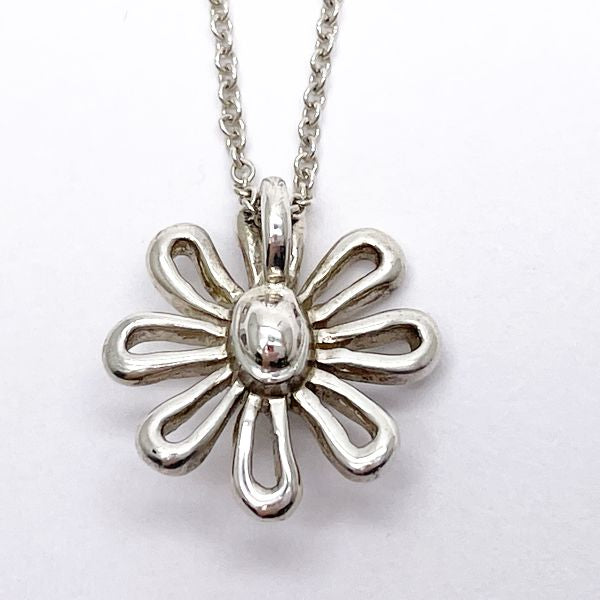 TIFFANY&amp;Co. Daisy Flower Necklace Silver 925 Women's [Used B] 20230509