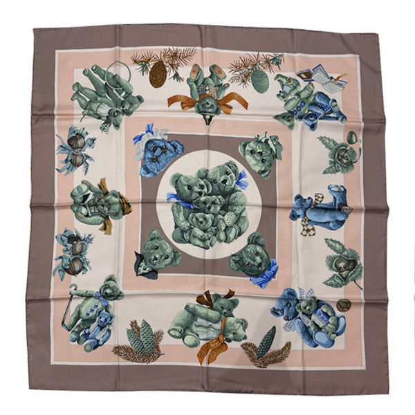 HERMES CARRE 90 CONFIDENTS DES COEURS Friends of the Heart Scarf Silk Women's 20230828
