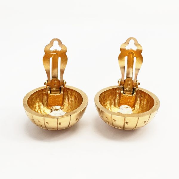 HERMES Zodiac Earrings GP Women's [Used AB] 20230414