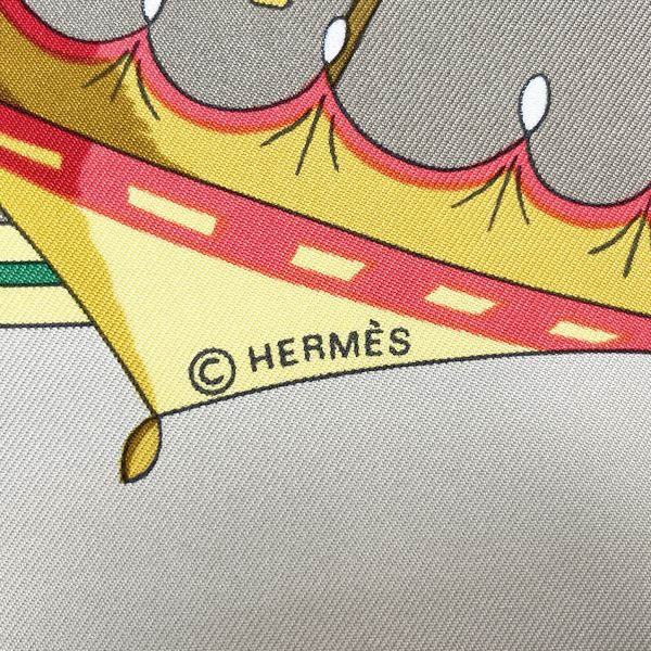 中古B/標準】HERMES エルメス カレ90 OMBRELLES ET PARAPLUIES 日傘と