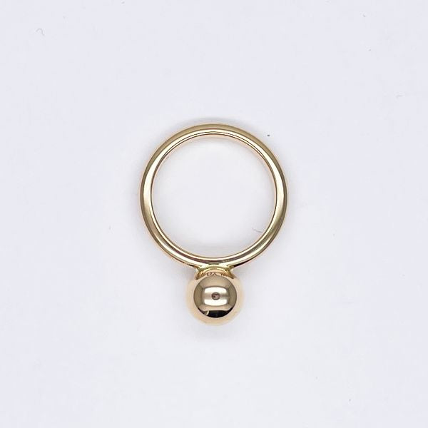 TIFFANY&amp;Co. Tiffany Hardware Ball K18PG Women's Ring No. 9 [Used AB/Slightly Used] 20404023