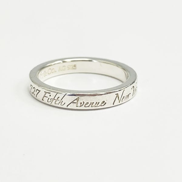 TIFFANY&amp;Co. Tiffany Notes Narrow Silver 925 Women's Ring No. 7.5 [Used B/Standard] 20404031