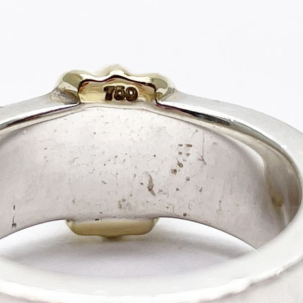 TIFFANY&amp;Co. Tiffany Groove with Silver 925 K18YG Unisex Ring No. 13 (Used B/Standard) 20404241