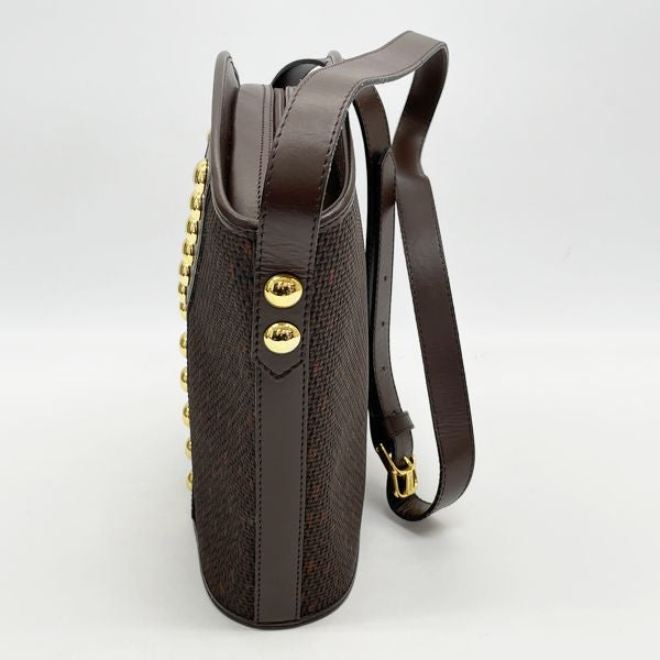 YVES SAINT LAURENT (Yves Saint Laurent) Y Studs Vintage Shoulder Bag PVC/Leather Women's [Used AB] 20231102