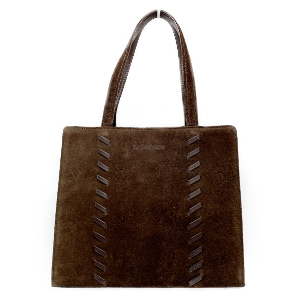 YVES SAINT LAURENT Yves Saint Laurent Vintage Stitch Handbag Women's Tote Bag Brown [Used B/Standard] 20404672