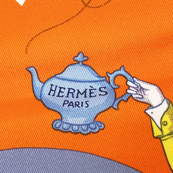 HERMES カレ70 Tea Time ティータイム スカーフ