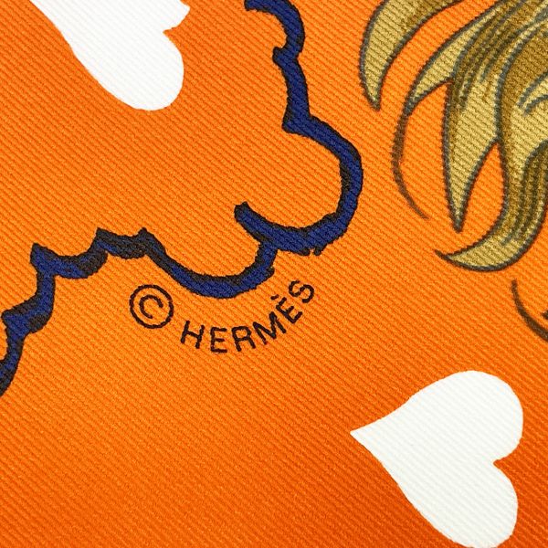 HERMES 70 Tea Time Scarf Silk Women's 20230513