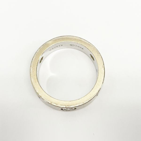 CARTIER Love Ring 3P Diamond No. 11 Ring K18 White Gold Unisex [Used B] 20231103
