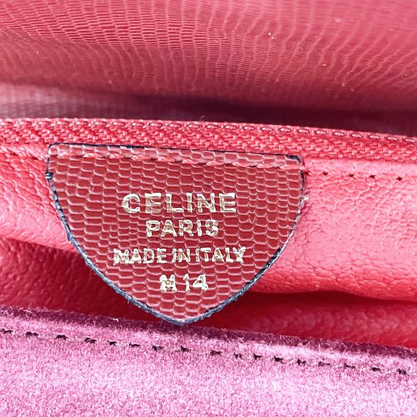 Used B Standard CELINE Vintage Circle Logo 2WAY Clutch Bag