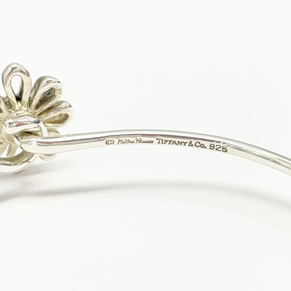 TIFFANY&amp;Co. Tiffany Daisy Flower Silver 925 Women's Bangle [Used B/Standard] 20405316