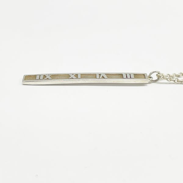 TIFFANY&amp;Co. Tiffany Atlas Bar Silver 925 Unisex Necklace [Used B/Standard] 20405322