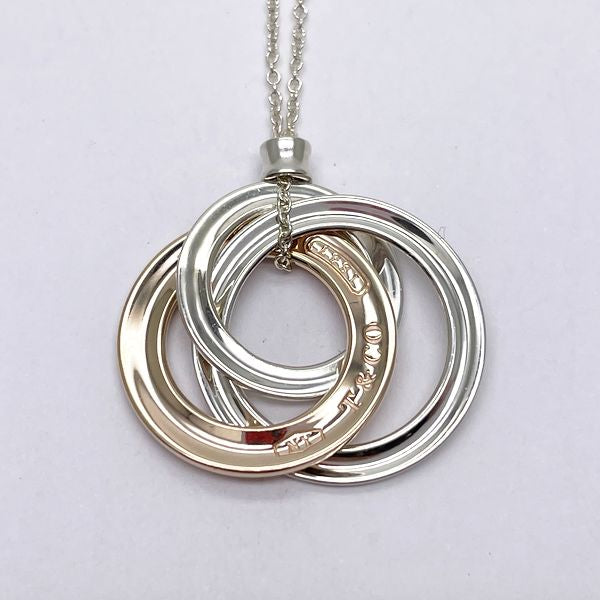 TIFFANY&amp;Co. Tiffany Triple Circle Silver 925 Metal Women's Necklace [Used B/Standard] 20405328
