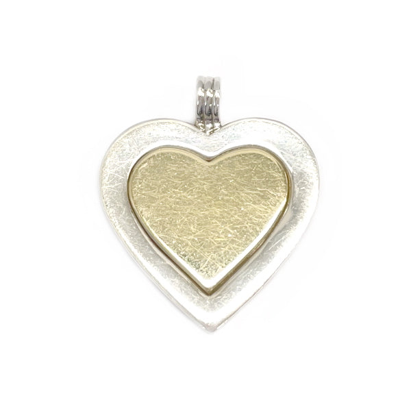 TIFFANY&amp;Co. Tiffany Vintage Heart Top Only Silver 925 K18YG Women's Pendant Top [Used B/Standard] 20405340