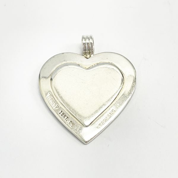 TIFFANY&amp;Co. Tiffany Vintage Heart Top Only Silver 925 K18YG Women's Pendant Top [Used B/Standard] 20405340