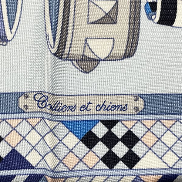 HERMES CARRE Colliers et Chiens Dog Collar Spring/Summer 2020 Scarf Silk Women's 20230831