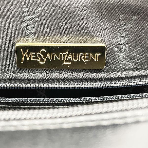 YVES SAINT LAURENT Yves Saint Laurent 复古缝线编织女士单肩包黑色 [二手 B/标准] 20406393