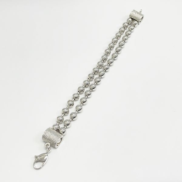 Christian Dior Vintage Ball Chain Double Wrap Metal Unisex Bracelet [Used AB/Slightly Used] 20406411