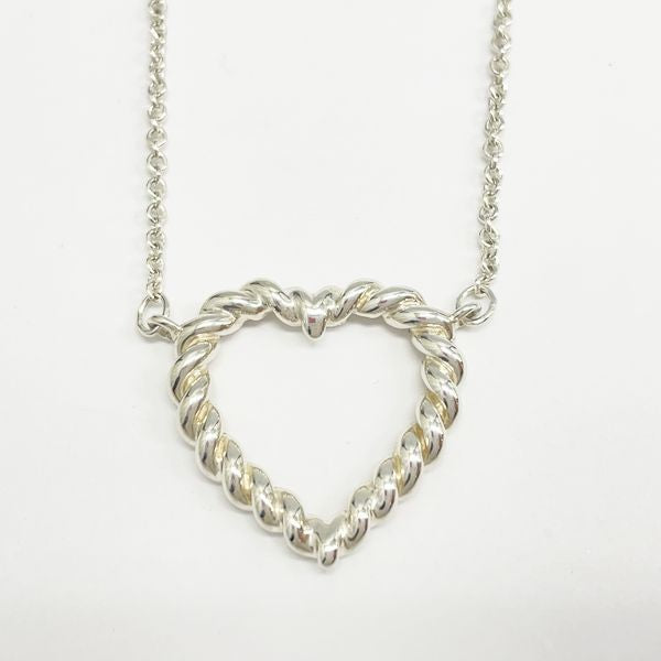 TIFFANY&amp;Co. Tiffany Twisted Heart Silver 925 Women's Necklace [Used B/Standard] 20406417