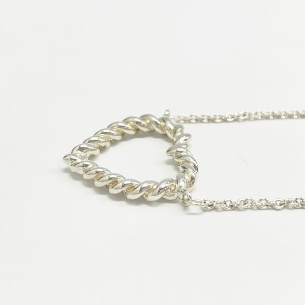 TIFFANY&amp;Co. Tiffany Twisted Heart Silver 925 Women's Necklace [Used B/Standard] 20406417