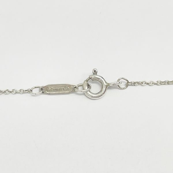 TIFFANY&amp;Co. Heart Key 1P Diamond Necklace Silver 925 Women's [Used B] 20231201