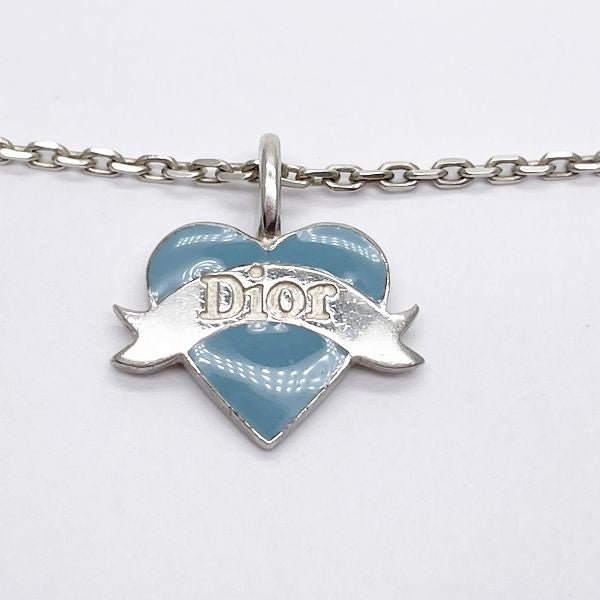 Christian Dior 心形图案蓝银 925 女士手链 [二手 B/标准] 20407597