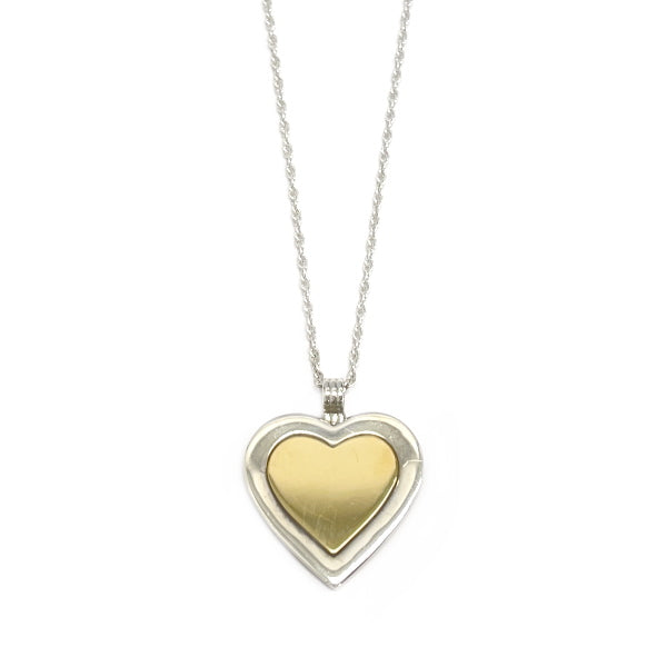 TIFFANY&amp;Co. Tiffany Vintage Heart Combination Silver 925 K18YG Women's Necklace [Used B/Standard] 20407598
