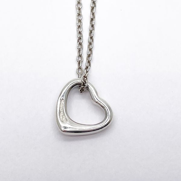 TIFFANY&amp;Co. Tiffany Open Heart Mini Silver 925 Women's Necklace [Used B/Standard] 20407909