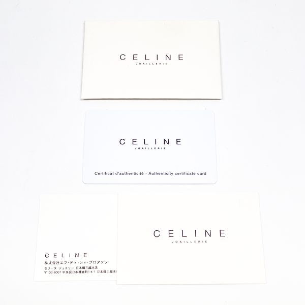 CELINE セリーヌ マカダム メレダイヤ K18PG レディース ペンダントトップ 【中古AB/使用感小】 20407914