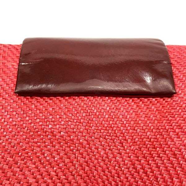 Vintage red clutch discount bag