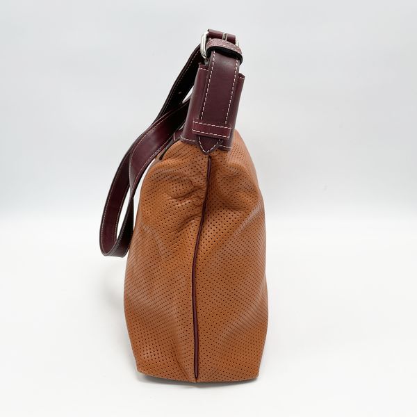SOMES Punched leather diagonal unisex shoulder bag [Used B/Standard] 20408019