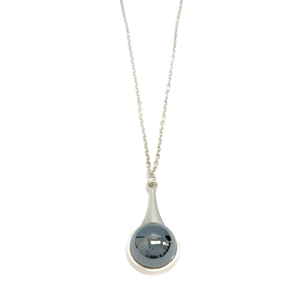 Georg Jensen 156 Hematite Anchor Chain Silver 925 Unisex Necklace [Used B/Standard] 20408068