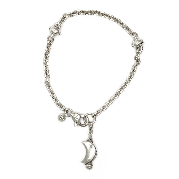 TIFFANY&amp;Co. Tiffany Crescent Moon Crescent Motif Silver 925 Women's Bracelet [Used B/Standard] 20408163