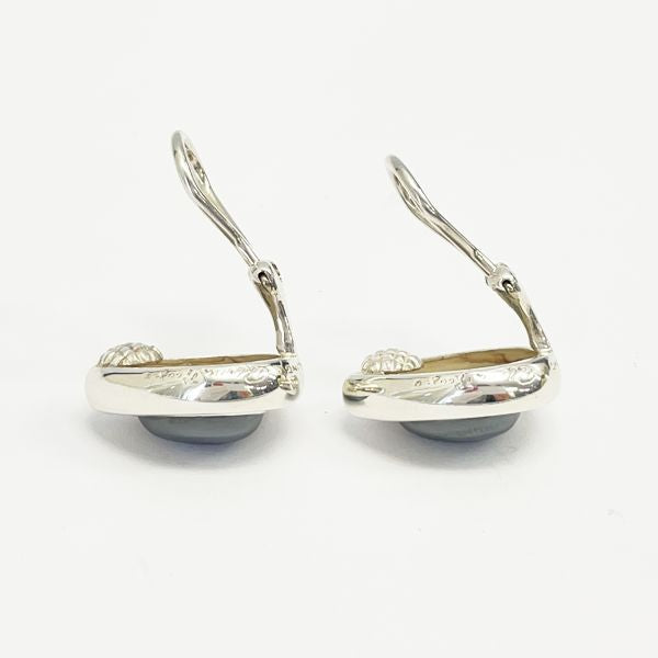 TIFFANY&amp;Co. Tiffany Vintage Hematite Silver 925 Women's Earrings [Used B/Standard] 20408645