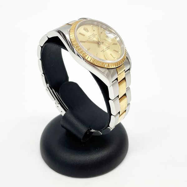 ROLEX（ロレックス） オイスターパーペチュアルデイト  15233 腕時計 ステンレススチール/K18イエローゴールド メンズ  20230517