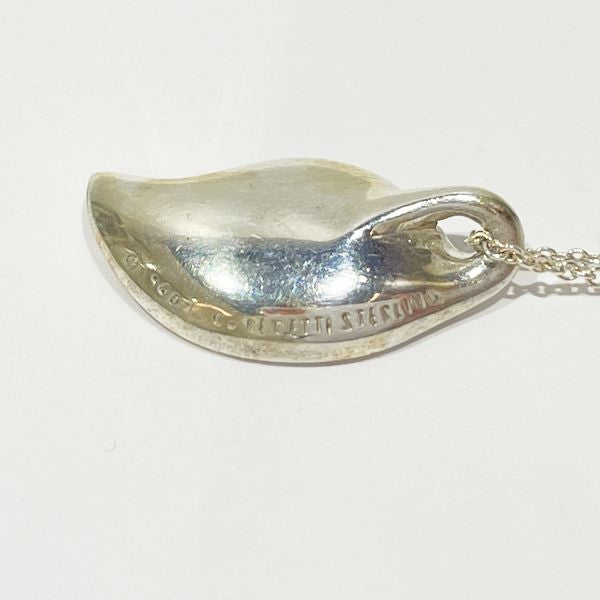 TIFFANY&amp;Co. Elsa Peretti Leaf Necklace Silver 925 Women's [Used B] 20230825