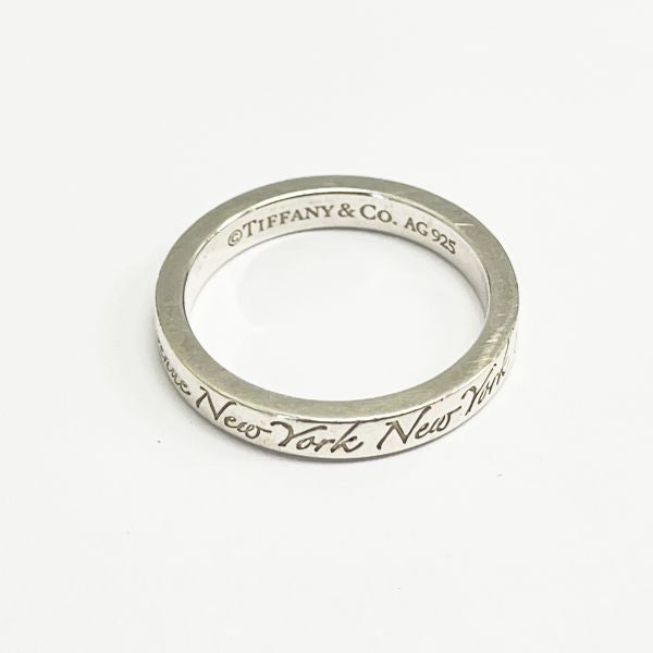 TIFFANY&amp;Co. Tiffany Notes Narrow Band Silver 925 Women's Ring No. 10 (Used B/Standard) 20409310