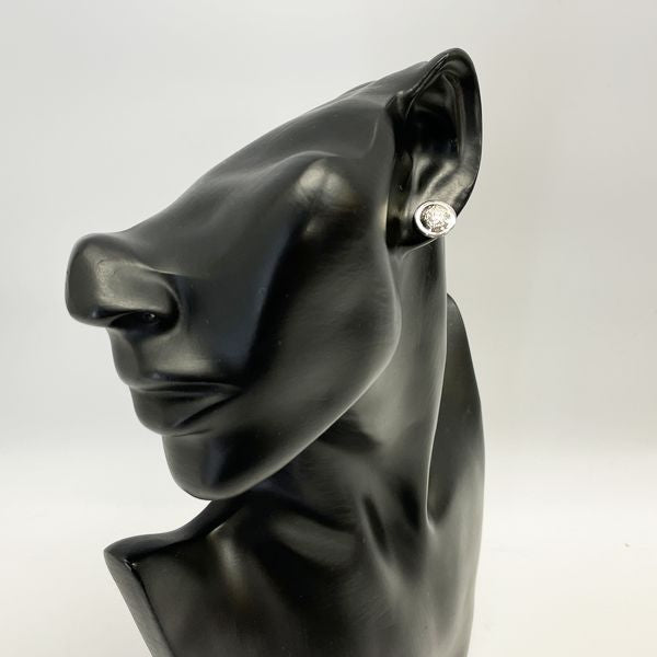 VERSACE Vintage Medusa Earrings Metal Women's 20230525