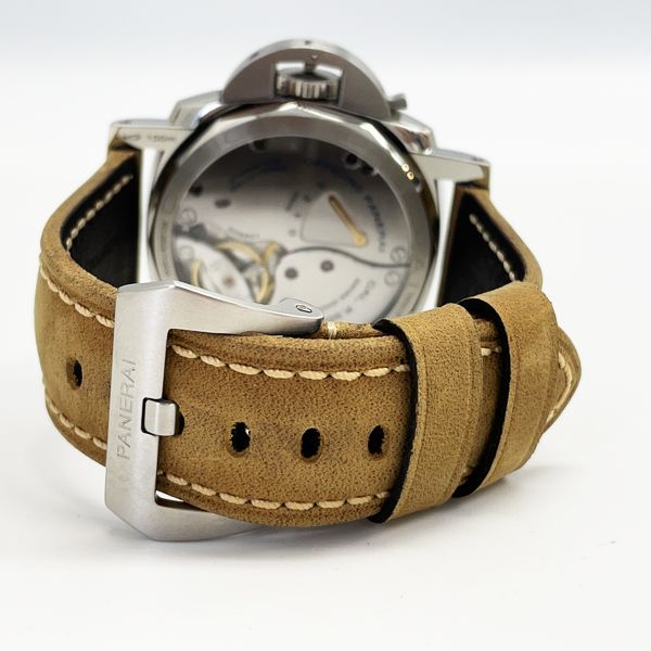PANERAI（パネライ） ルミノールマリーナ 1950 3デイズ アッチャイオ PAM00422 R番(2015) 腕時計 ステンレススチール/レザー メンズ  20230523