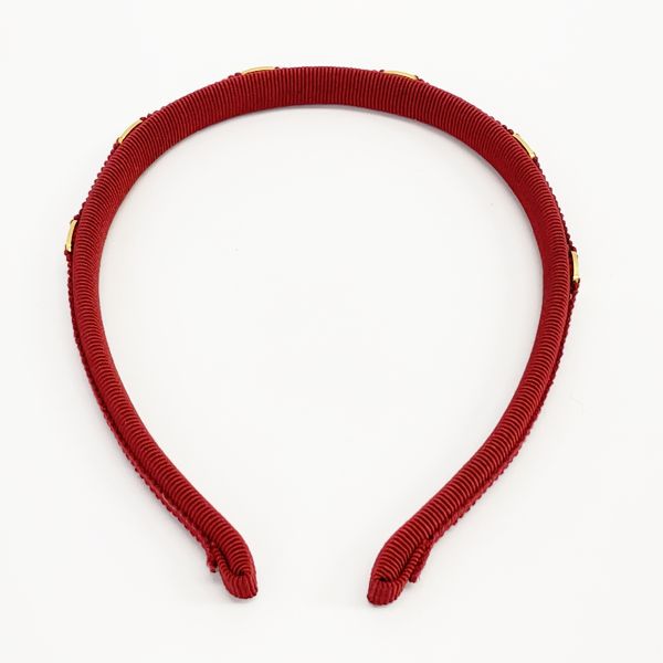 Salvatore Ferragamo (Salvatore Ferragamo) Headband Rose Ribbon Hair Accessories Other Fashion Accessories Canvas Women's [Used B] 20231102