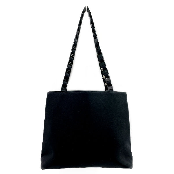 Salvatore Ferragamo Vara Chain Shoulder Plastic Tote Bag AU-21 0719 Shoulder Bag Nylon Women's [Used AB] 20230824