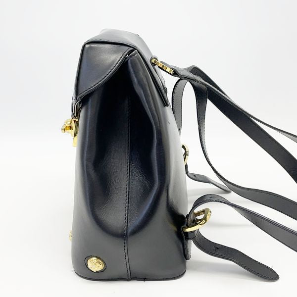 Salvatore Ferragamo Vintage Heel Pumps Metal Fittings Mini Women's Backpack/Daypack Black [Used B/Standard] 20412732