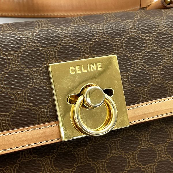 中古B/標準】CELINE セリーヌ ヴィンテージ 人気 マカダム リング金具