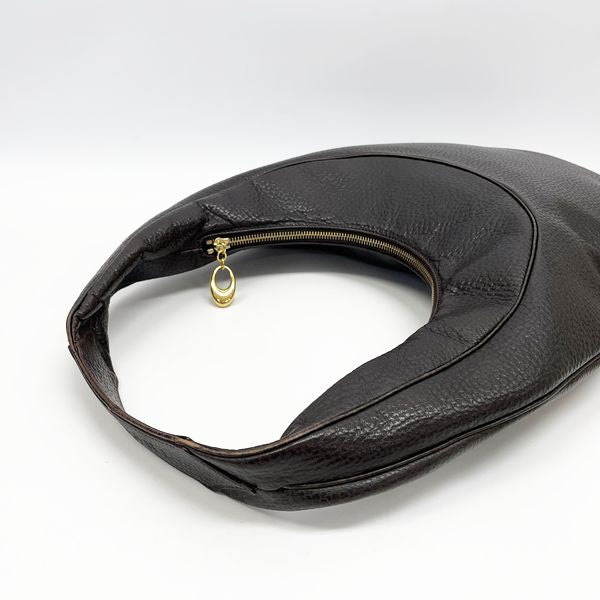 BVLGARI 0 Zero Ascot Shoulder Bag One Shoulder Shoulder Bag Leather Ladies 20230605